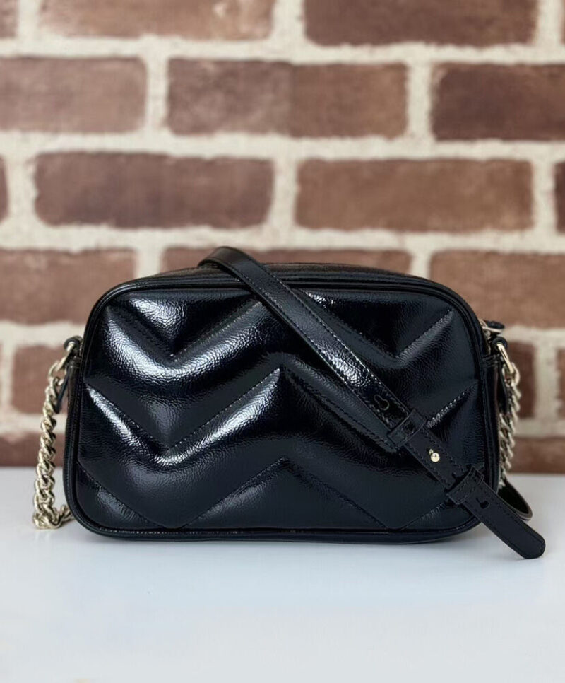 Gucci GG Marmont Series of small shoulder bag Black